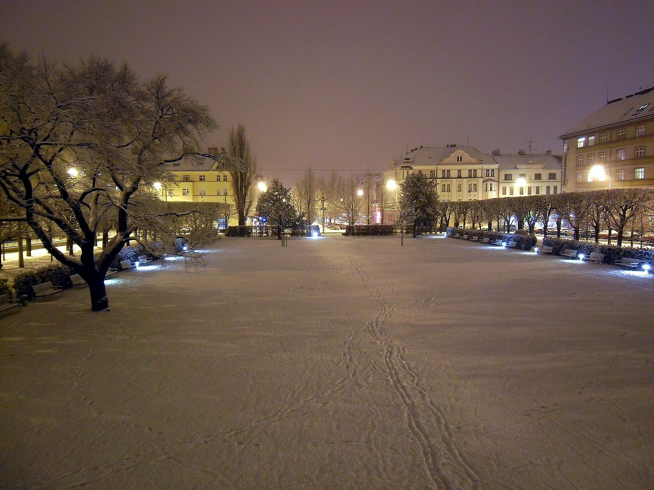 漠河飘雪，中国最北城市的冬日奇景