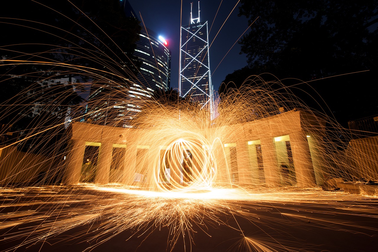 香港燃放烟花为祖国庆生